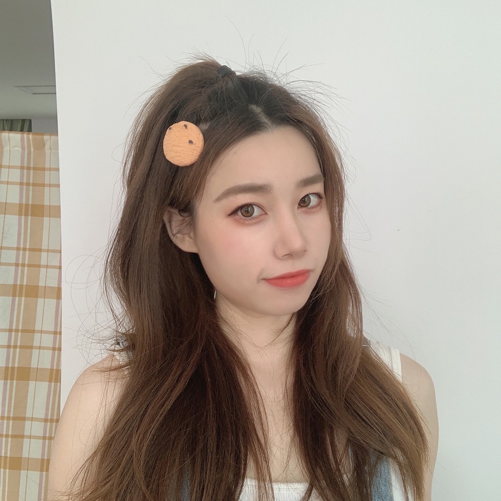 【COD Tangding】Cookie Biscuits Hairpin Korean Version of the Original Design Simulation Food Funny Bangs Clip Hair Accessories