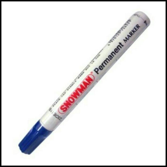 

Daisydooo | Spidol Permanent Snowman - Biru (Isi 12 Pcs)