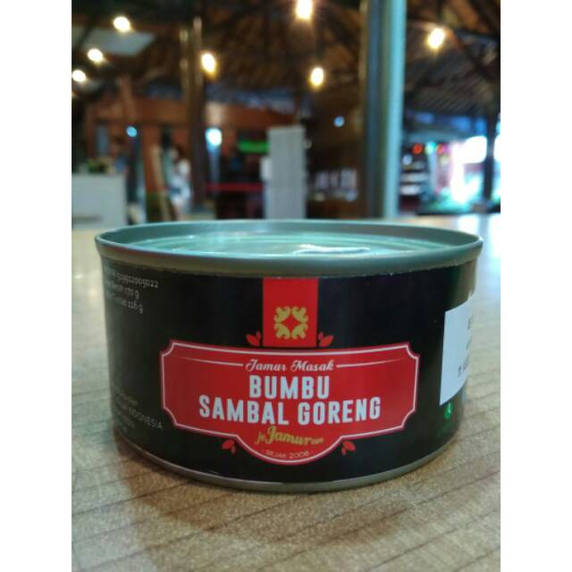 Sambal goreng kancing kaleng makanan siap saji jejamuran