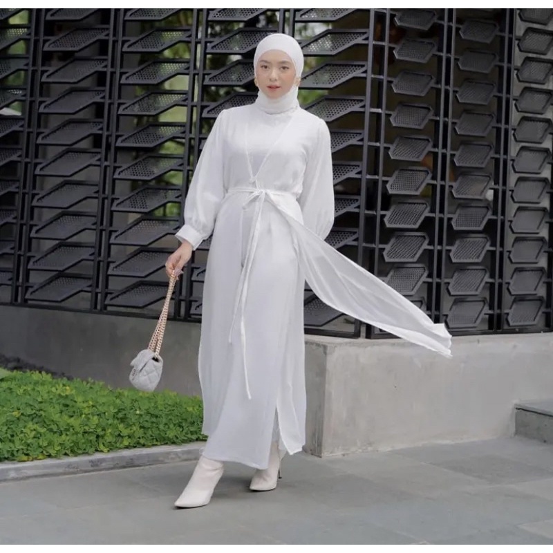 AALIYAH OUTER LONG DRESS CERUTY BABY DOLL // OUTER WANITA HIJAB TERBARU