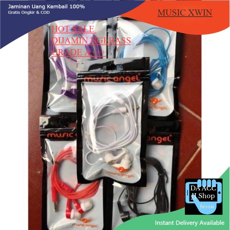 Headset/handfree/earphone music angel original grade A+ GARANSI XWIN