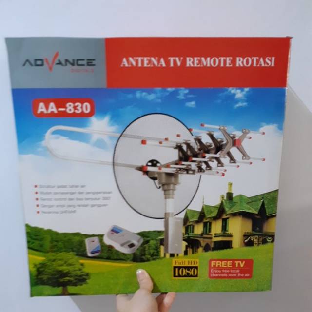 ADVANCE ANTENA TV DIGITAL UFH ADVANCE AA-830 100% ORIGINAL