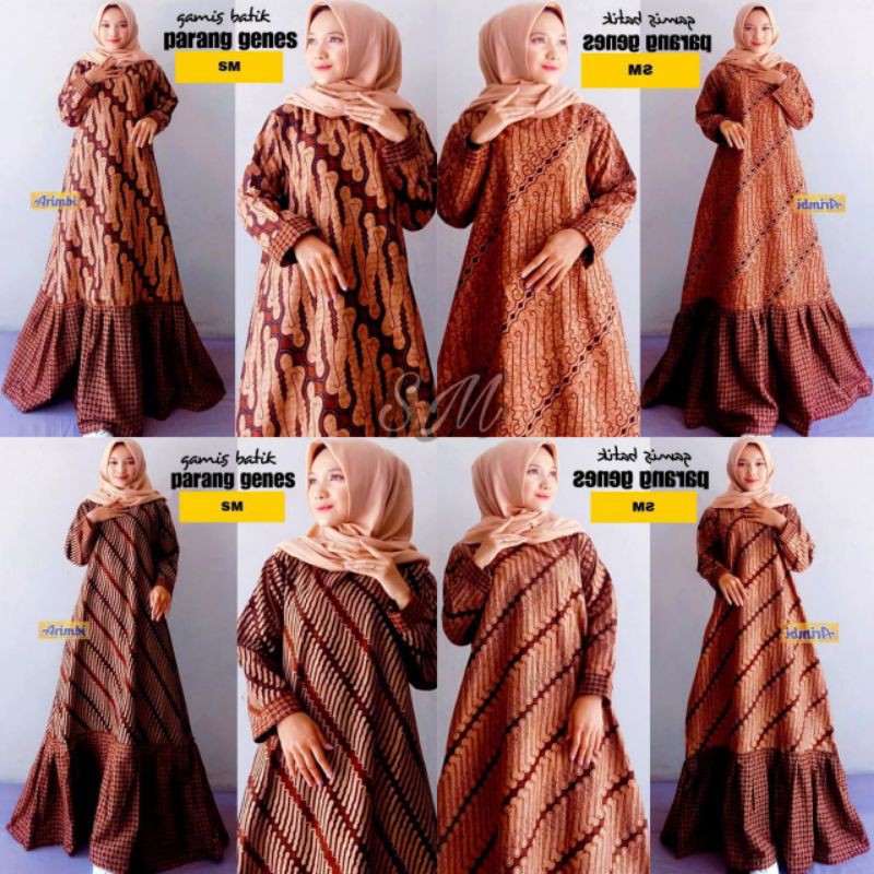 GAMIS BATIK JUMBO MOTIF PARANG GENES