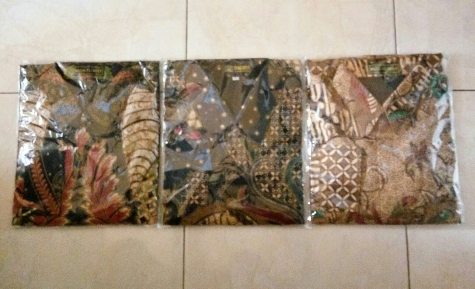Surajaya Cabut Sogan Kemeja Batik Pria Full Furing Katun Cabut Primisima
