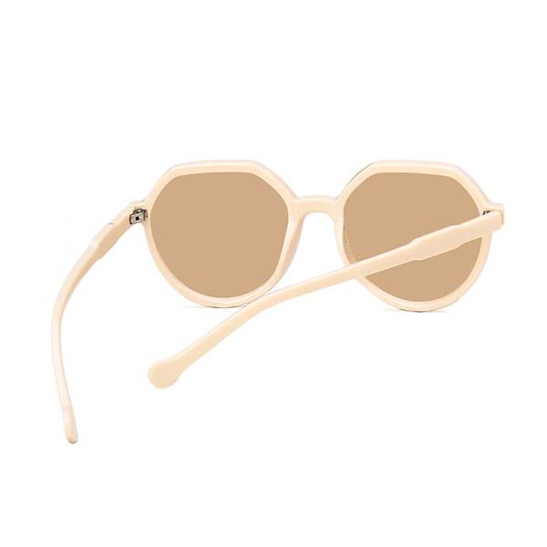 kacamata fashion simpel simple round frame sunglasses jgl172(4B4)