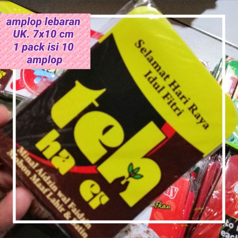 

amplop lebaran Snack/ amplop lebaran viral/amplop Snack UK. 7x10 cm