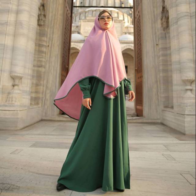NEW GAMIS SYAR'I PREMIUM AULIA FASHION ALEENA EMERALD