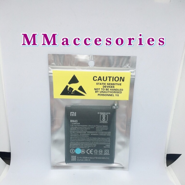 BATTERY BATERAI XIAOMI BN43 BN-43 / REDMI NOTE 4X ORIGINAL 99