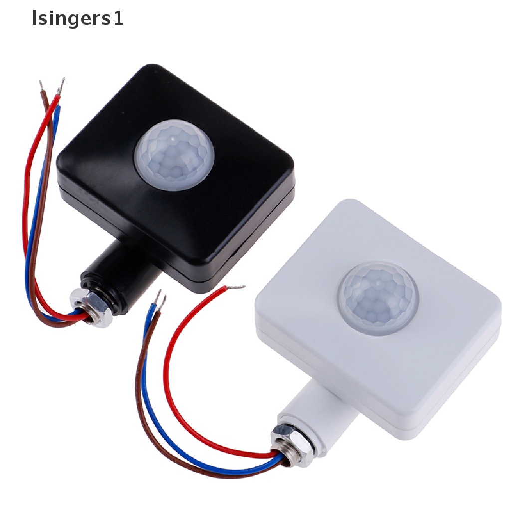 (lsingers1) Switch Sensor Gerak Tubuh Inframerah PIR Otomatis 12V