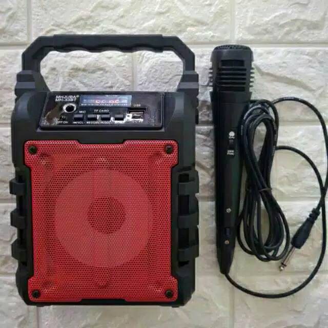 SPEAKER BLUETOOTH Y02 FREE MICROPHONE KARAOKE PORTABLE WIRELESS BASS