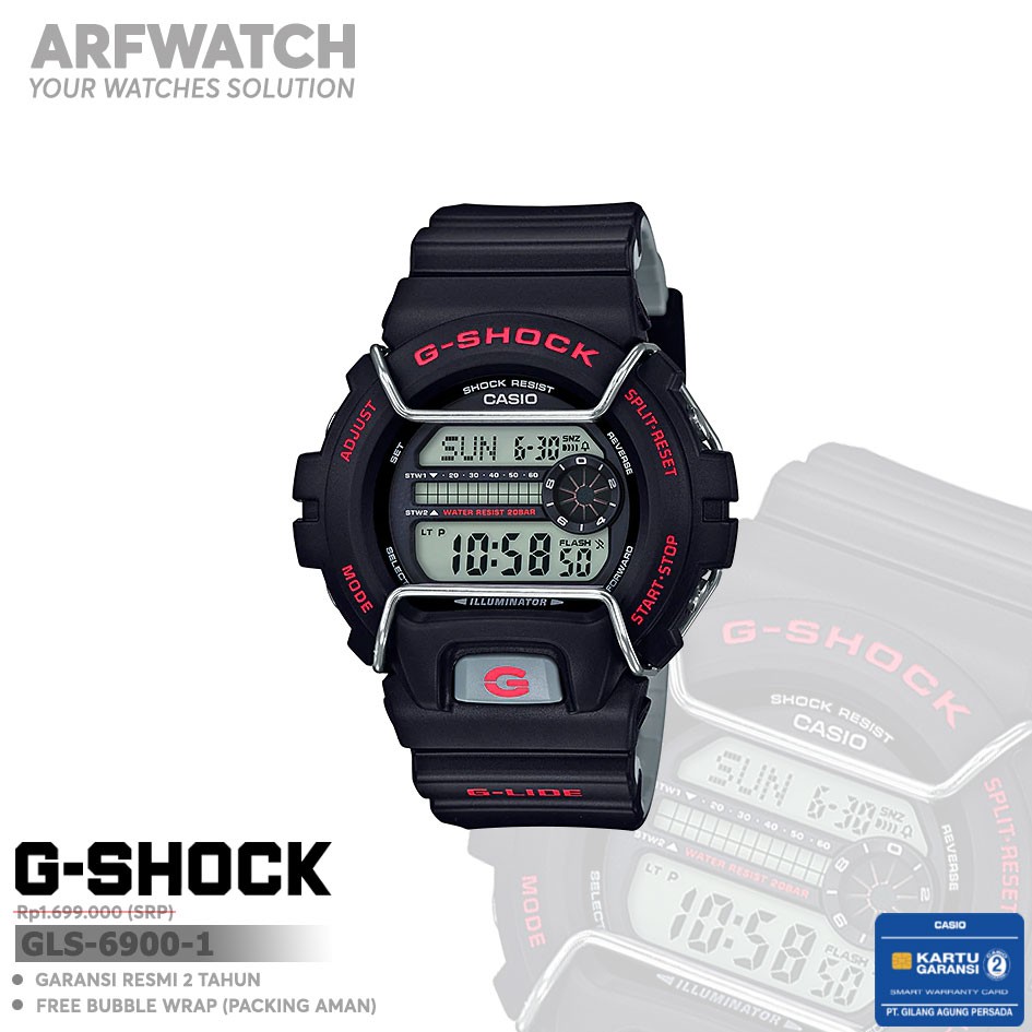 Casio G-Shock GLS-6900-1 / GLS-6900-1DR Original