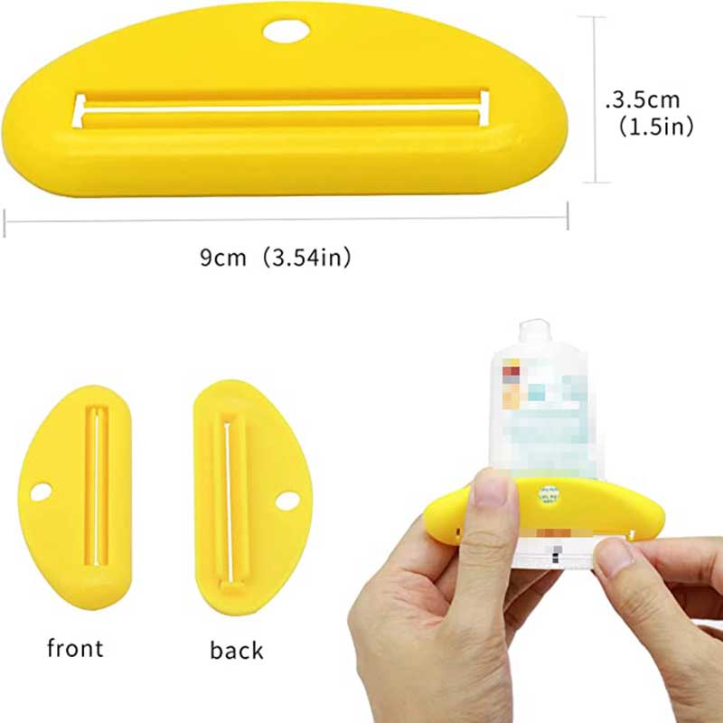 Dispenser Pasta Gigi Manual Portable Multifungsi Bahan Plastik Untuk Kamar Mandi