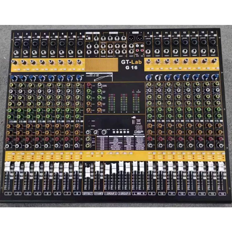Jual Mixer GT LAB 16 chanel gtlab G16 Original Garansi Resmi Terbaru