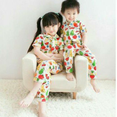 Piyama anak karakter 6-10 tahun baju tidur anak