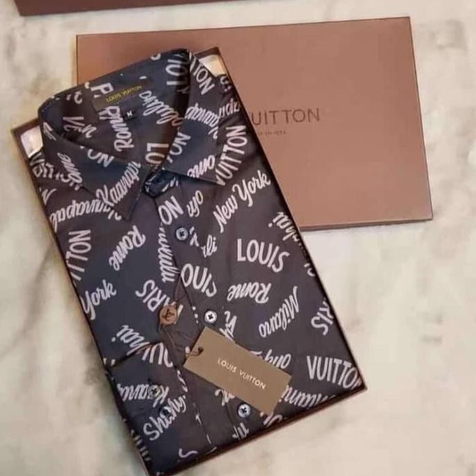 Pengiriman Cepat Kemeja Louis Vuitton Premium High Quality Mirror 1:1 / LV 10 MURAH