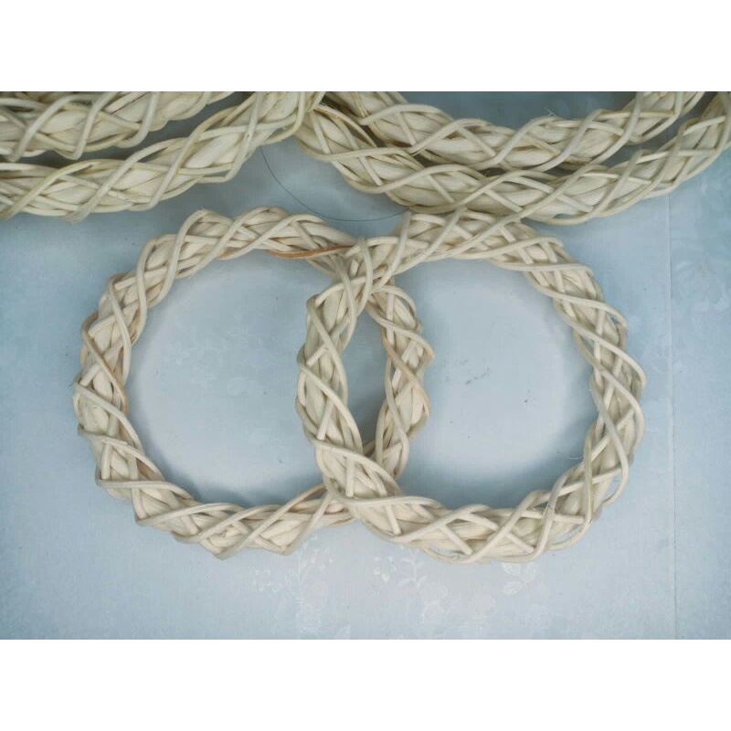 Ring rotan Ulir multi ulir, bahan mahar rustic ring frowers