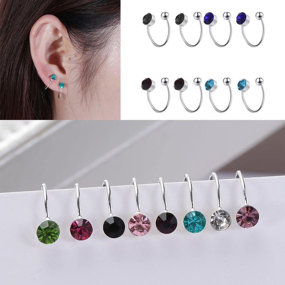 PINEAPPLE Anting Clip On Wanita Pria Baru Tanpa Tindik Anting Tragus