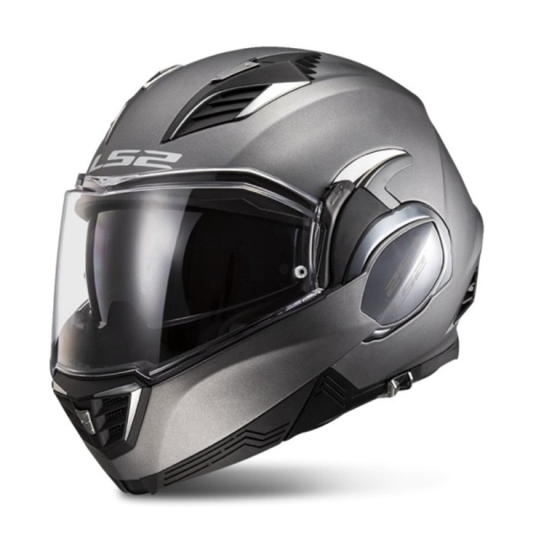 Unik parts LS2 FF900 VALIANT II MATT TITANIUM l HELM MODULAR l FF399 FF 39 Diskon