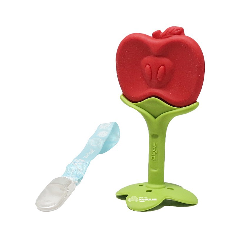 ANGE KOREA APPLE FRUIT TEETHER WITH CLIP &amp; CASE AG.504131