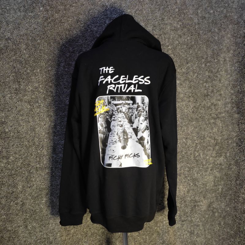 Roughneck 1991 x Picky Picks @Bimopd Hoodie "The Faceless Ritual" Limited Edition