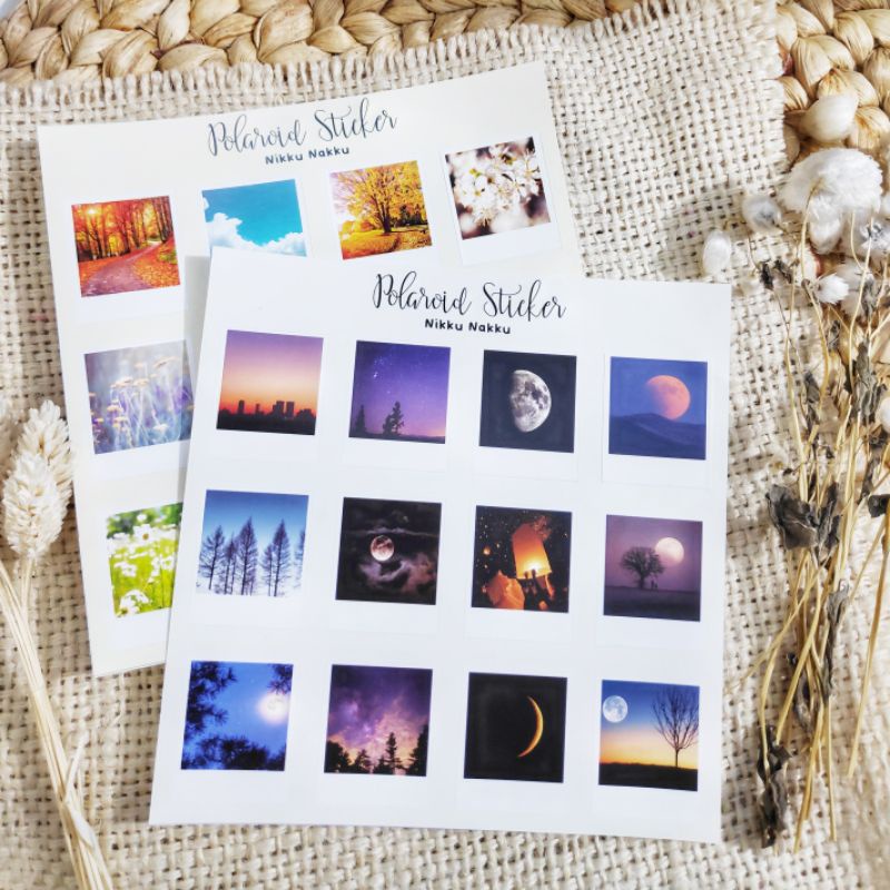 

SS012 Sticker Sheet | Polaroid Journaling Sticker Sheet