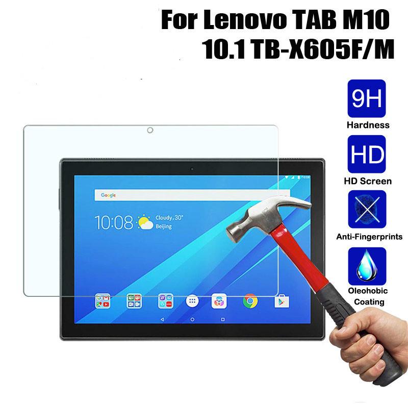 Tempered Glass 9h Pelindung Layar Tablet Lenovo Tab M10 X605F Tb-X605F 10.1 &quot;