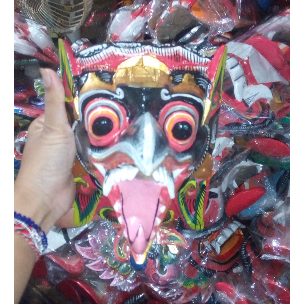 Hiasan dinding garuda 20cm kerajinan tangan handmade bali bahan kayu