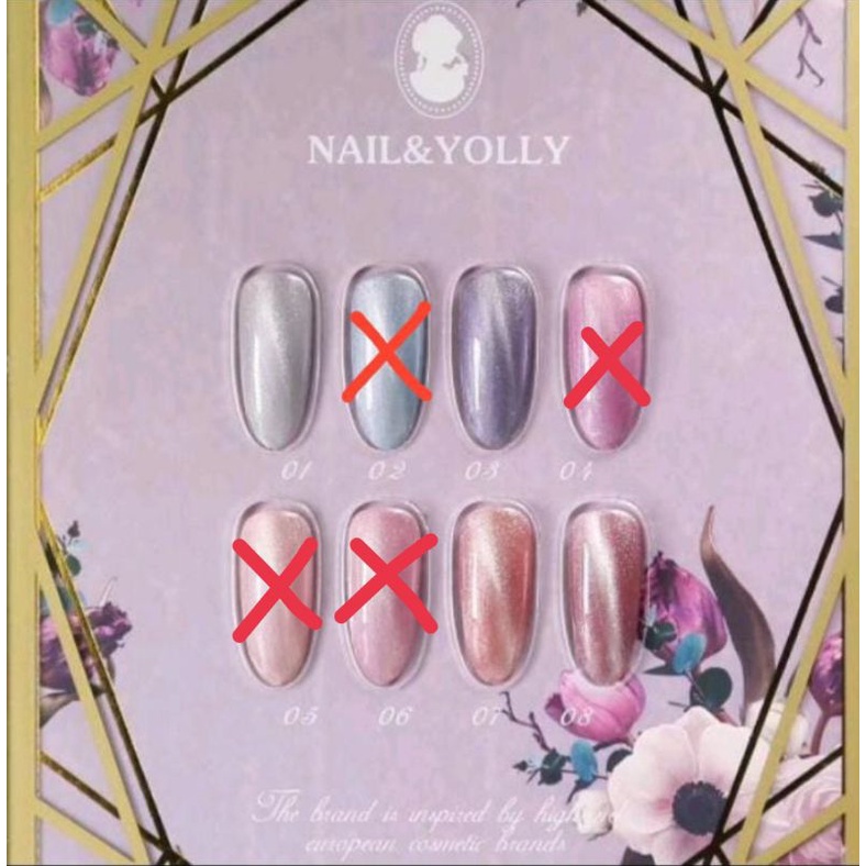 CAT EYE NAIL & YOLLY 15 ML  FREE MAGNET