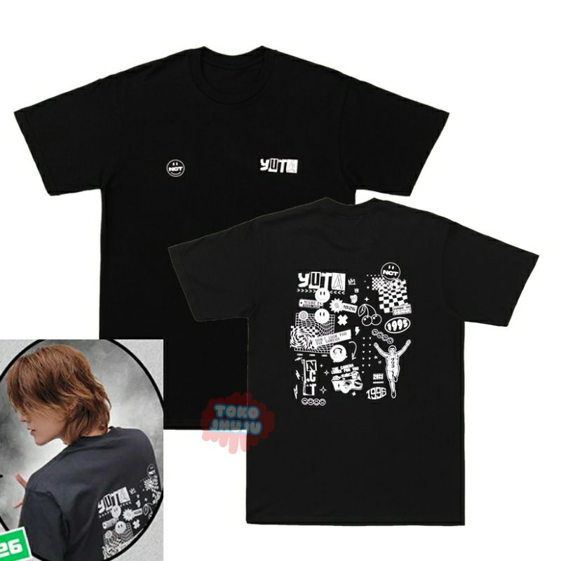 Kaos Yuta NCT 127 Capsule Yuta 1995 depan belakang