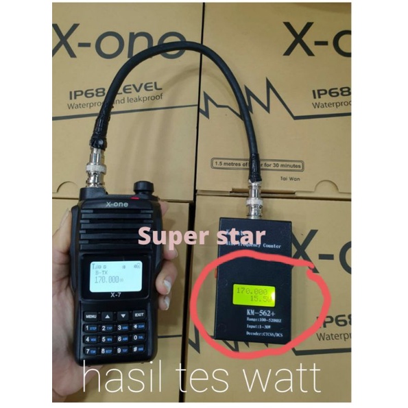 HT X ONE X7 DUAL BAND 15WATT ANTI AIR IP68