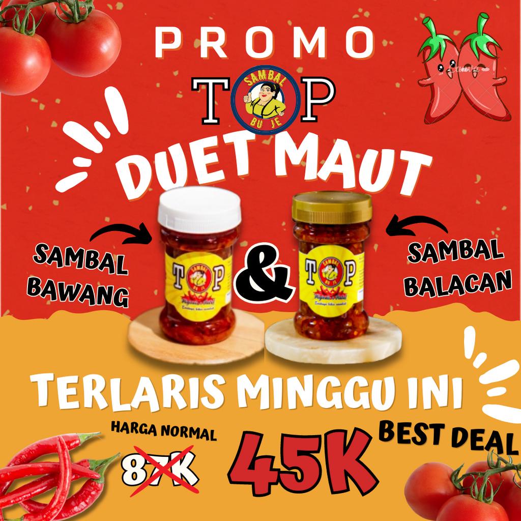 

PROMO SAMBAL TOP BU JE BAWANG BALACAN