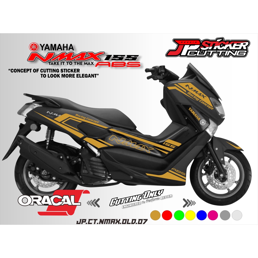 CUTTING STICKER YAMAHA NMAX OLD - Stiker Cutting Nmax Old jp 07