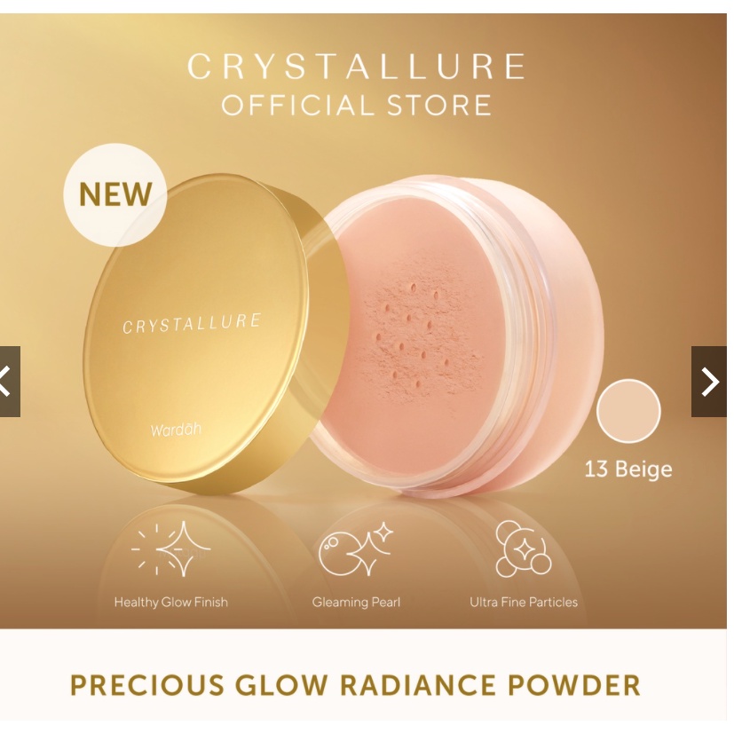 Crystallure Precious Glow Radiance Powder 18 gr