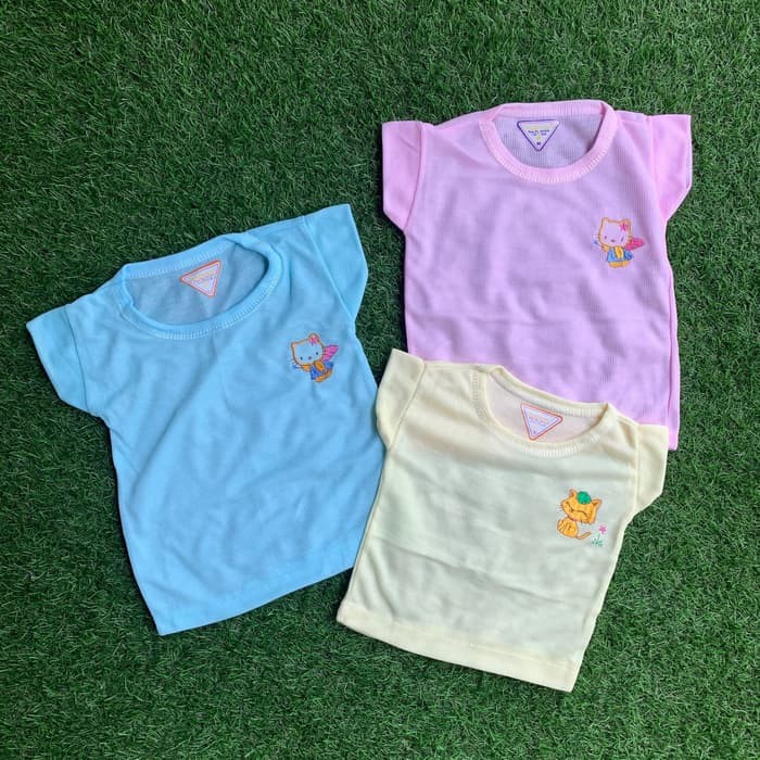 6 pcs (1/2 lusin) kaos oblong bayi / baju oblong