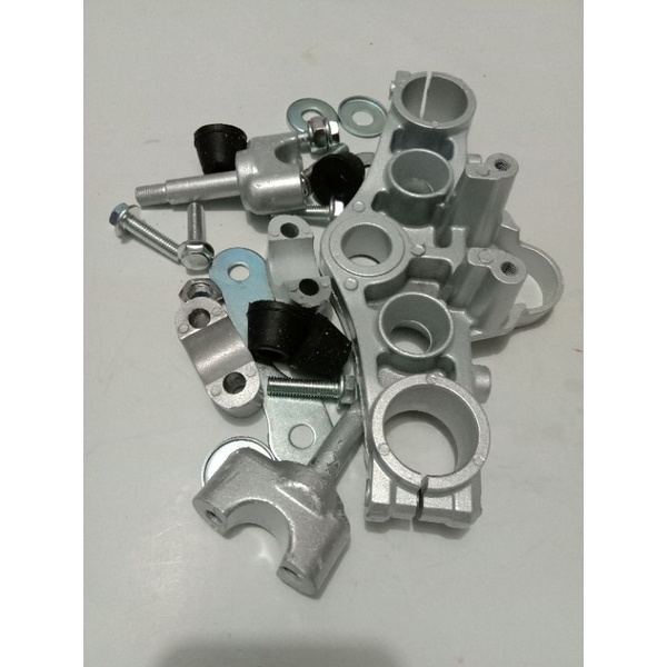 dudukan stang klx 150 jepitan stang klx s klx bf klx 150 bisa cod