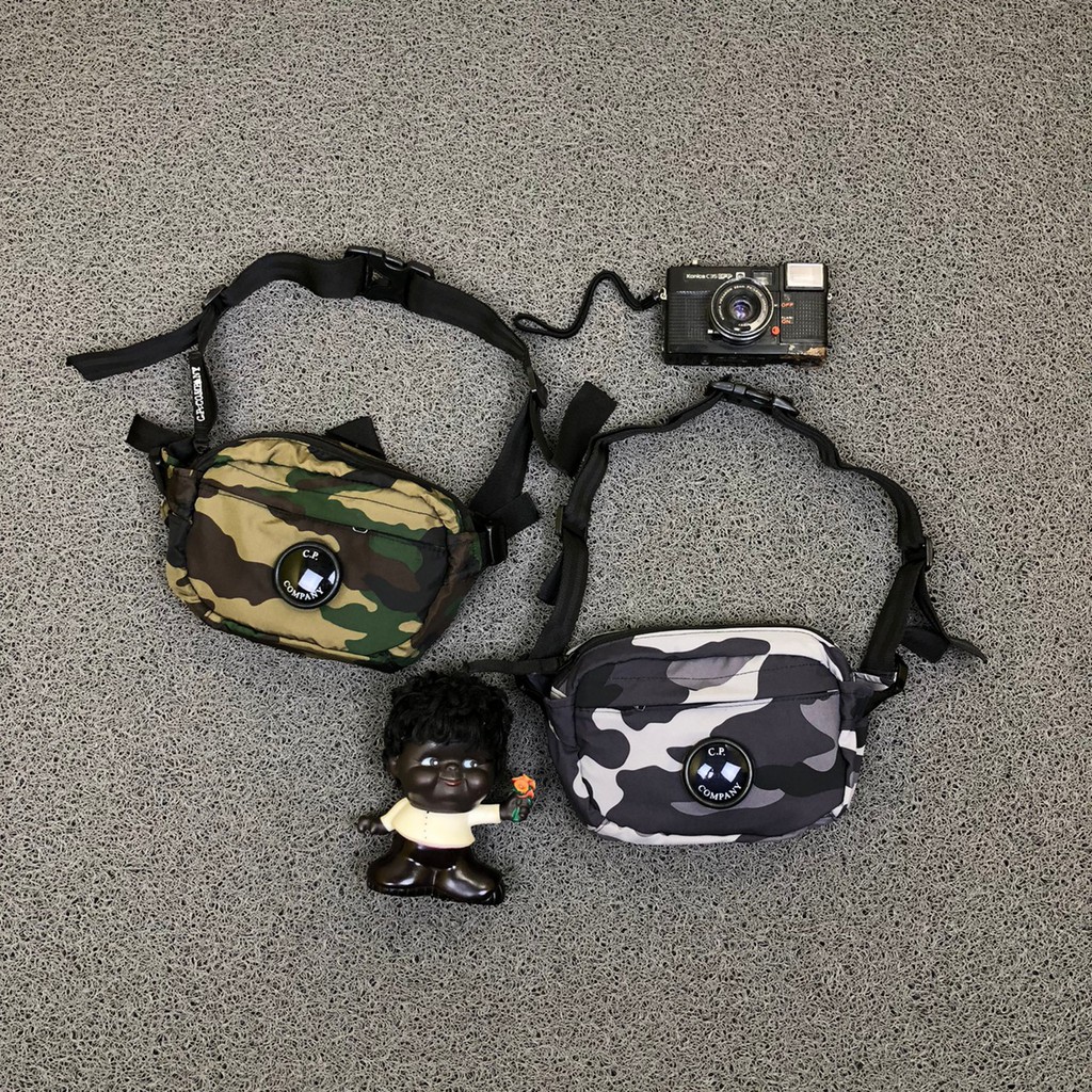 TAS WAIST BAG CP COMPANY CAMO 2 WARNA PREMIUM AUTHENTIC BESTSELLER