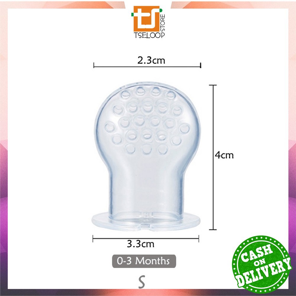 OFM-C44-45 Empeng Dot Buah Anak Bayi Baby Fruit Feeder Rattle Teether Kompeng Pacifier Gigitan Bayi-5