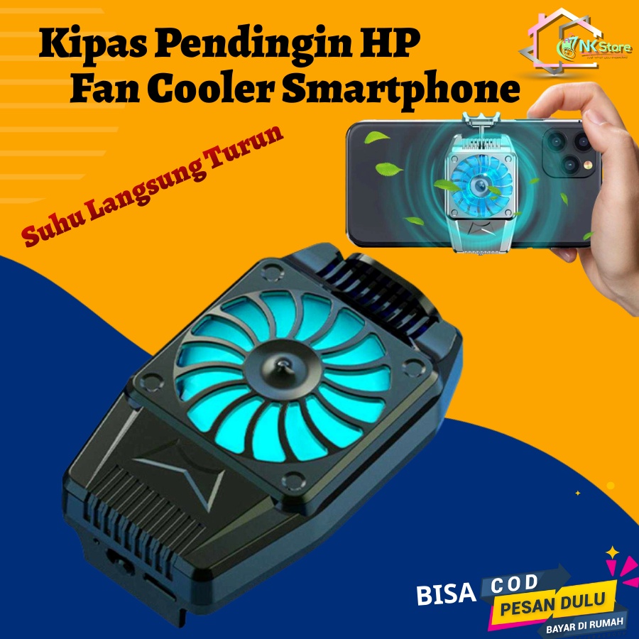 Kipas Pendingin HP Untuk Game Gaming Murah Fan Cooler HP Smartphone