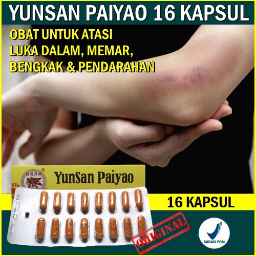 TERBARU obat cina yunsan paiyao obat luka dalam memar bengkak melancarkan sirkulasi darah original