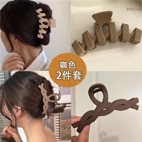 IFYOU Jepit Rambut Bentuk Kotak Warna-Warni Bahan Akrilik Gaya Korea Untuk Wanita