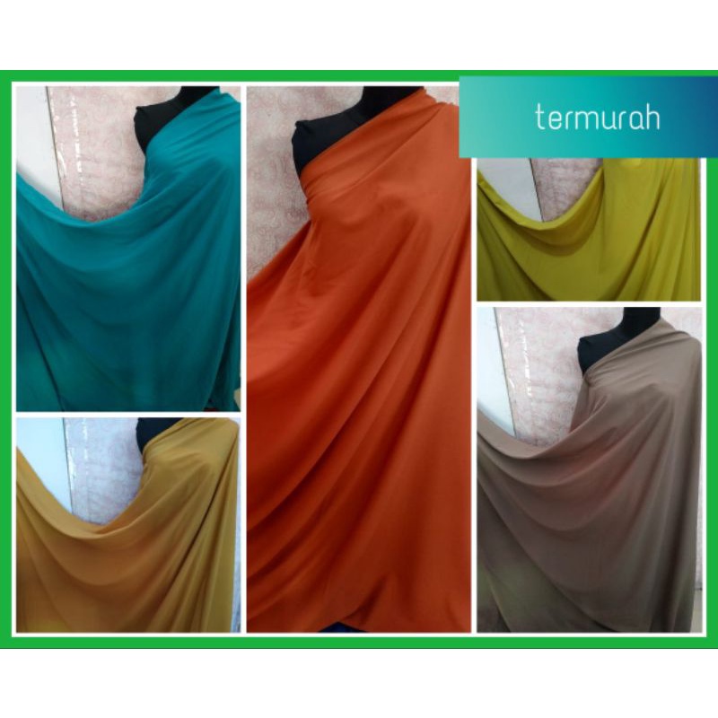 kain diamond crepe/ mosscrepe bahan krudung gamis tunik