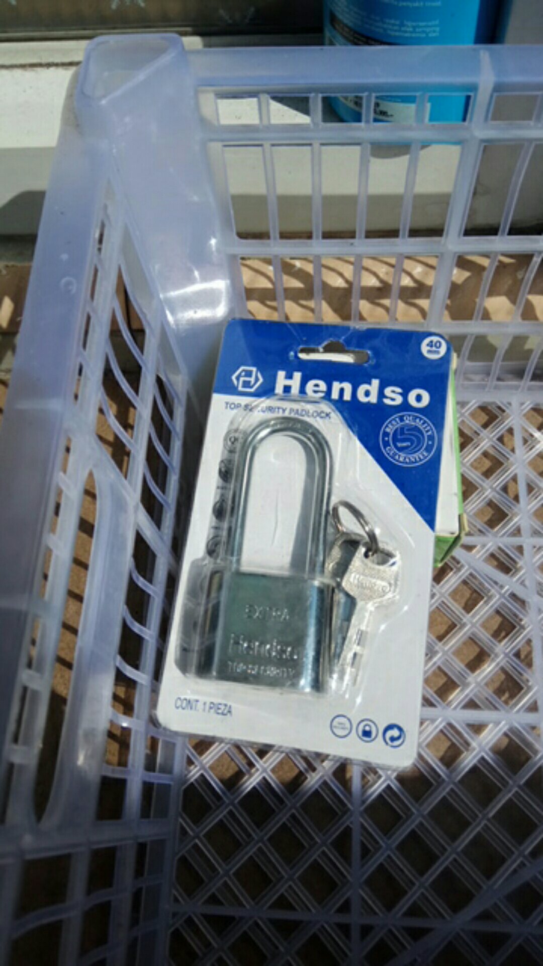 Gembok Putih Anti Rust Anti Maling Anti Cut