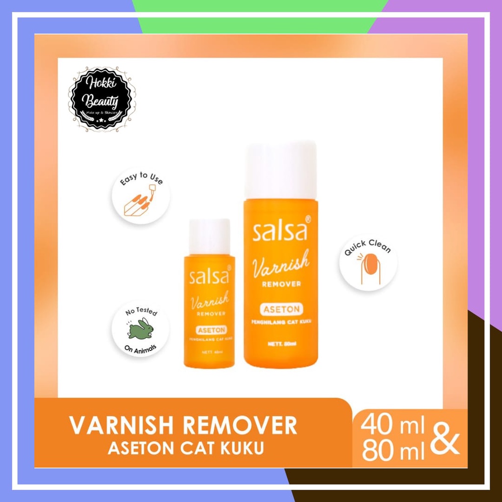 SALSA VARNISH REMOVER - pembersih cat kuku