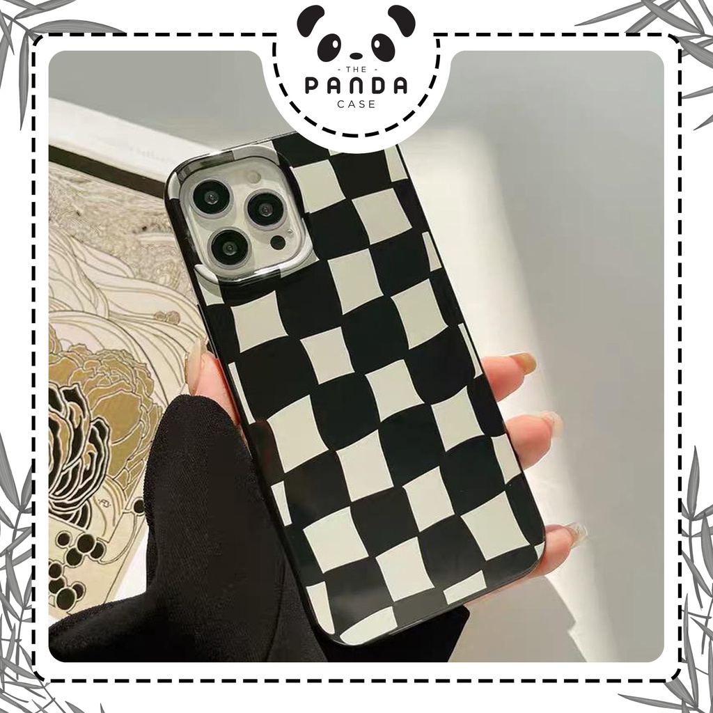 [TPC] Soft Case GRID FULL COVER IPHONE 6 6S 7 8 PLUS X XS MAX XR 11 12 13 MINI PRO MAX Casing Full Cover HP IP034