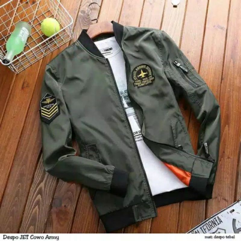 DESPO JET BIG SIZE JAKET PILOT || BOMBER PRIA JAKET BOMBER