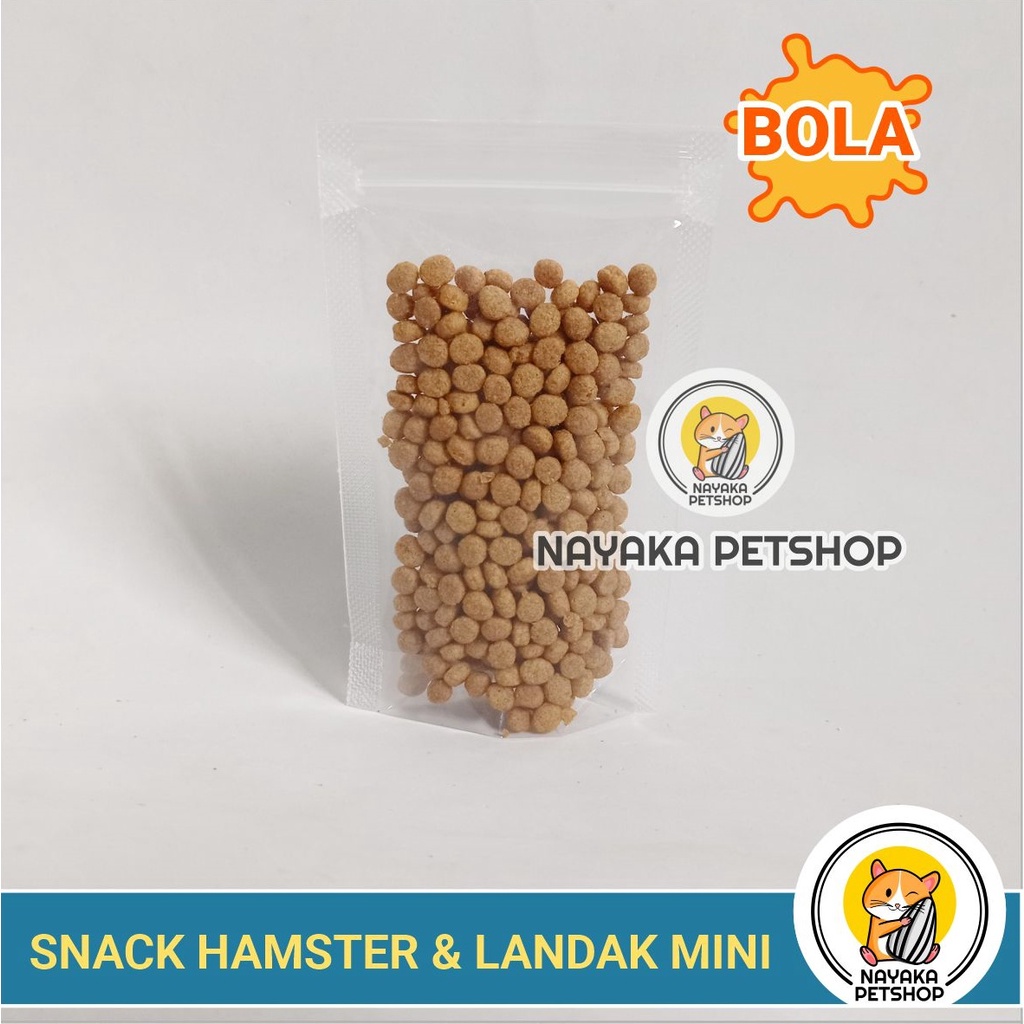 Snack Biskuit Hamster 50 gr Makanan Landak Mini Cemilan Extra Food