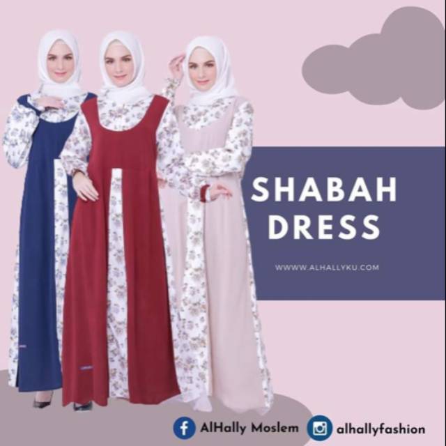 Gamis Katun ALHALLY SHABAH DRESS