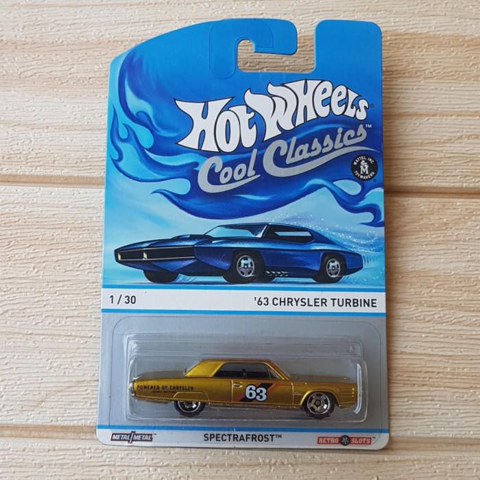 63 Chrysler Turbine Cool Classics Gold Diecast Hotwheels Hot Wheels