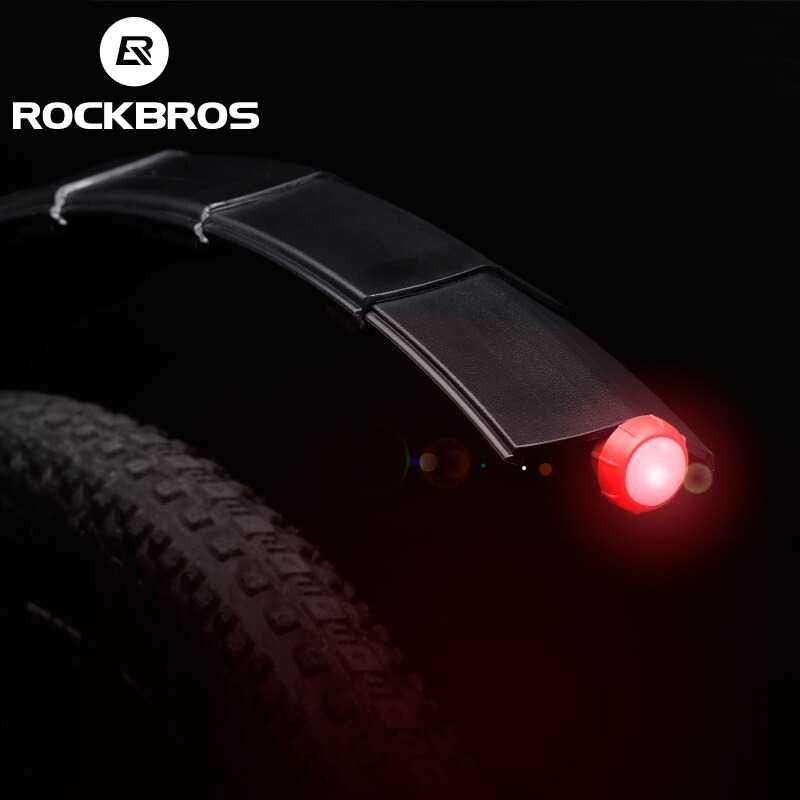 Rockbros Spakbor Sepeda Telescopic Fender Tail Light - DNB-1001 - Black