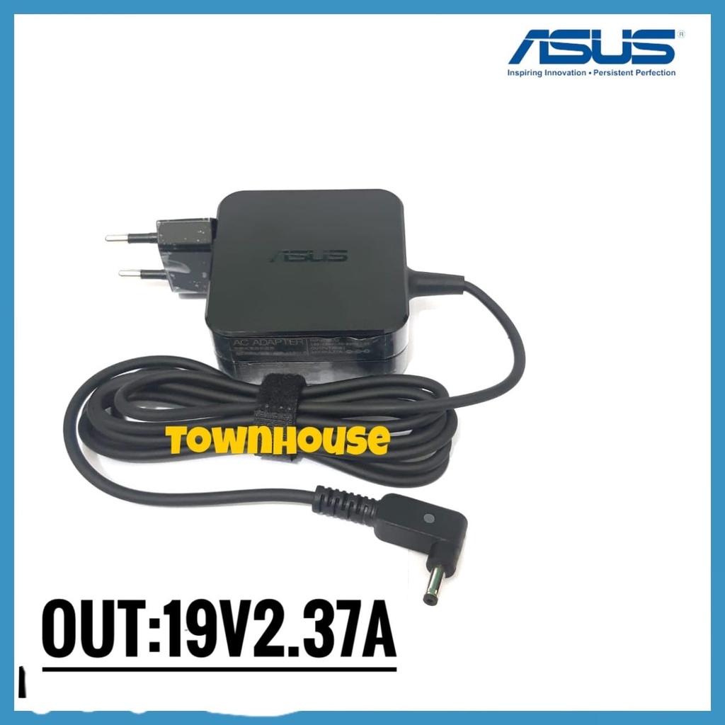 Charger Adaptor Daya Laptop untuk ASUS Zenbook UX305 UX21A UX32A X201E UX52 Series Taichi 21 31 ADP-45 19V 2.37A 45W 4.0*1.35Mm